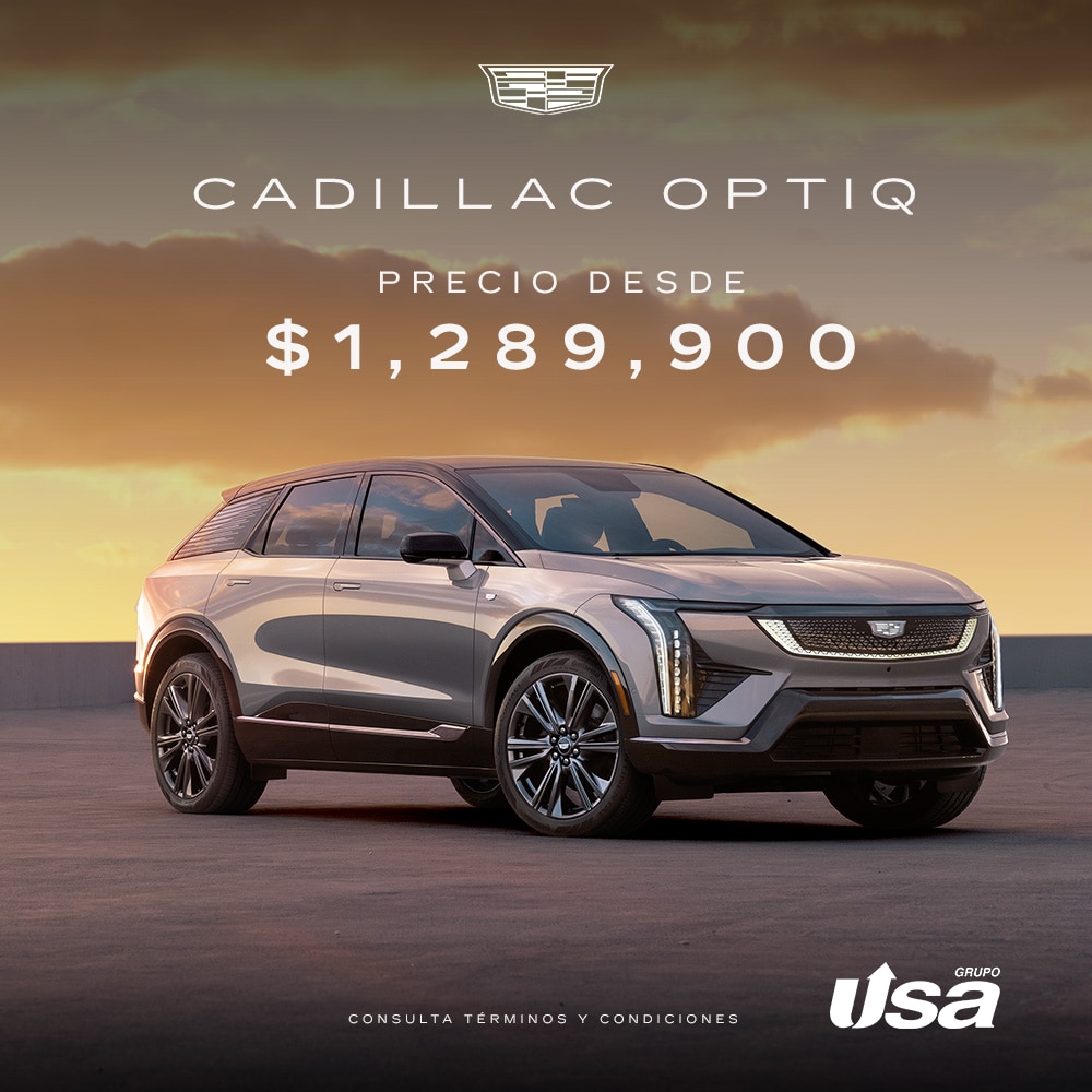 Cadillac OPTIQ es una revolución 100% eléctrica llena de innovación y lujo. 