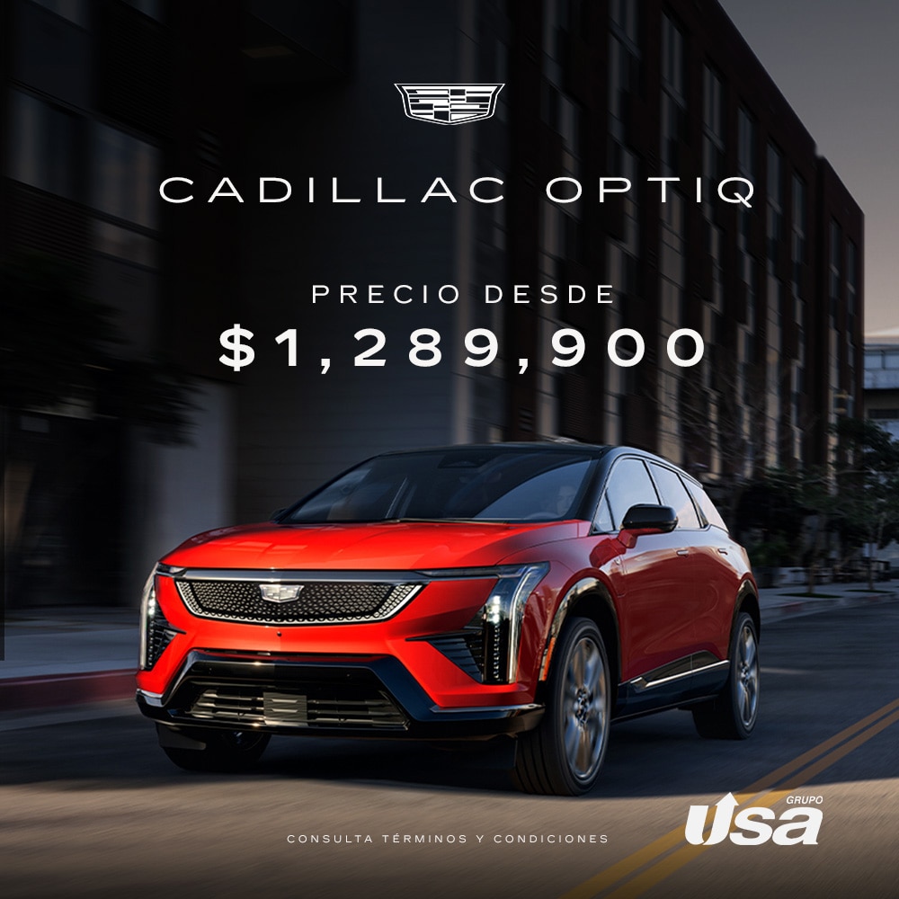Cadillac OPTIQ es una revolución 100% eléctrica llena de innovación y lujo. 